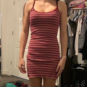strip dress